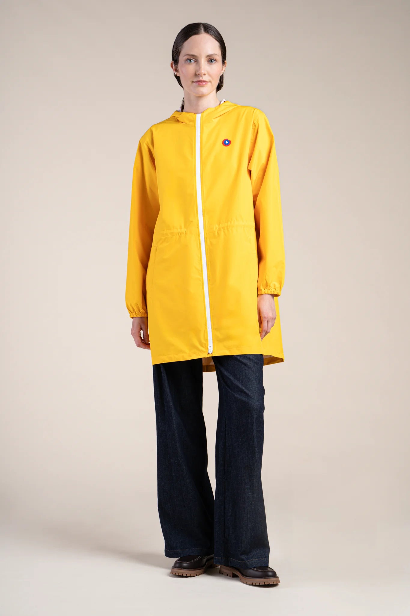 Amelot Couleur - Imperméable long - Flotte #couleur_citron