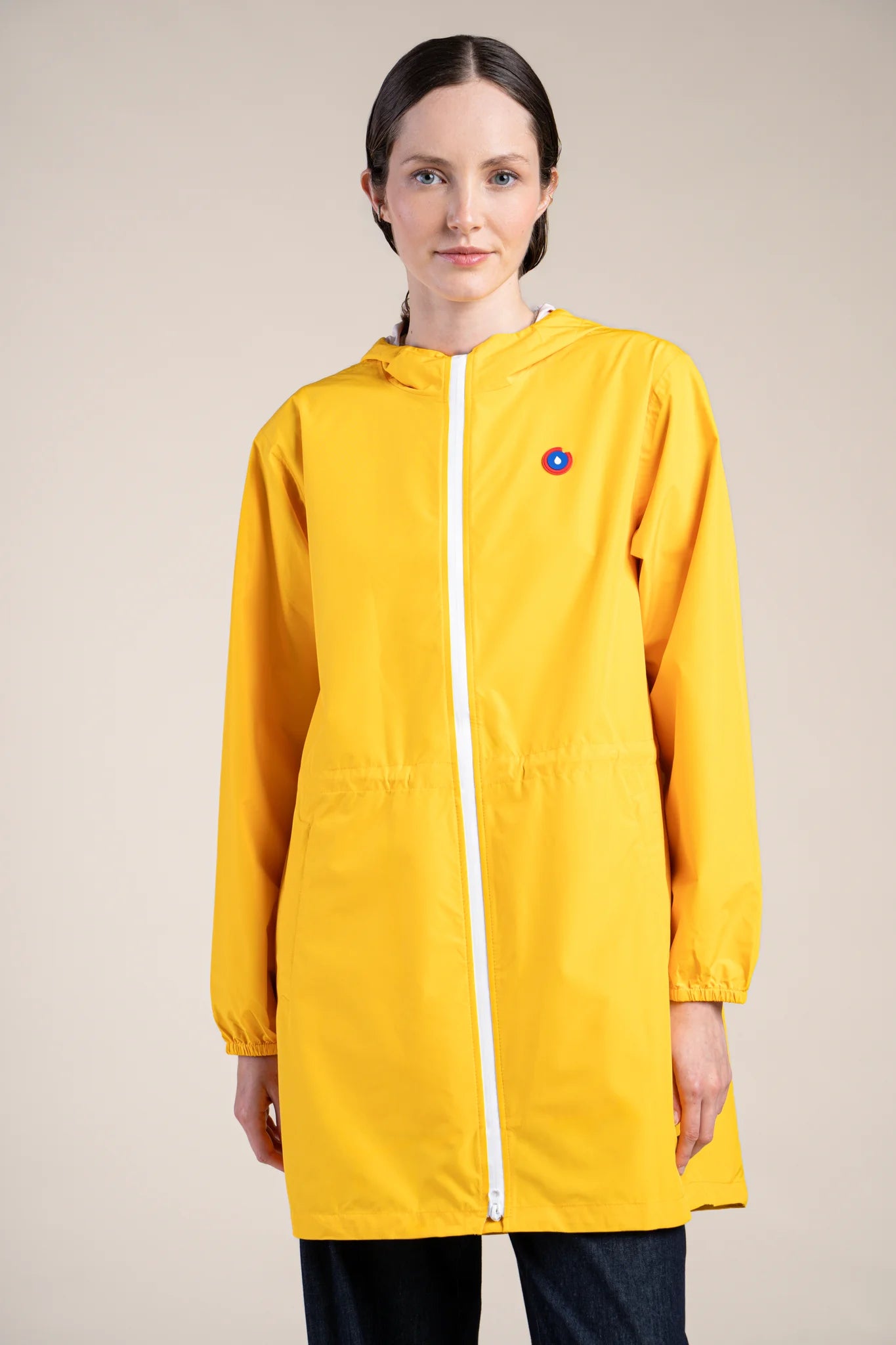 Amelot Couleur - Imperméable long - Flotte #couleur_citron