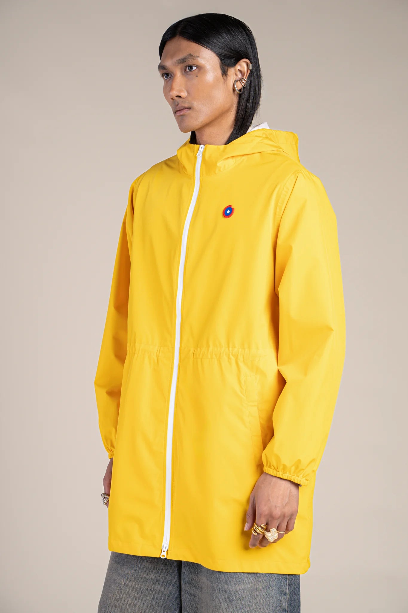 Amelot Couleur - Imperméable Long - Flotte #couleur_citron