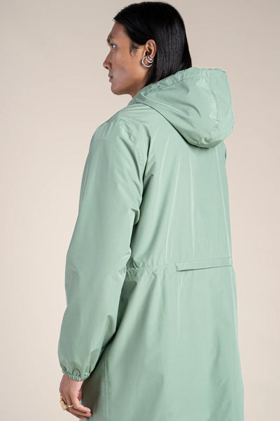 Amelot Couleur - Imperméable Long - Flotte #couleur_vert-sauge