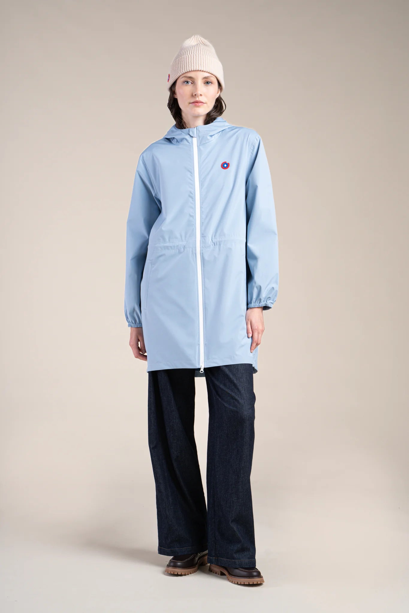 Amelot Couleur - Imperméable long - Flotte #couleur_ciel