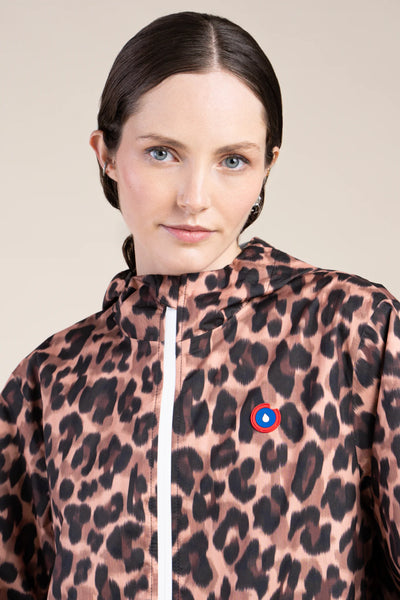 Amelot Imprimé - Imperméable Long - Flotte #couleur_new-leopard