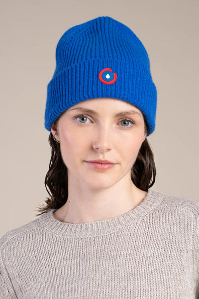 Le Bonnet en Laine - Flotte #couleur_bleu-roi
