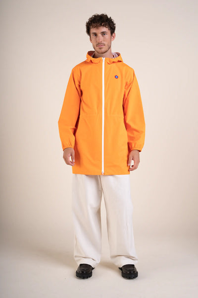 Amelot Couleur - Imperméable Long - Flotte #couleur_orange