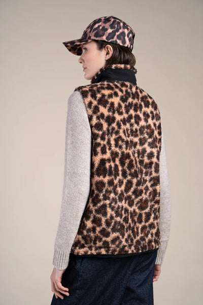 Veste Polaire sans manche couleur Léopard/Ombre #couleur_leopard-ombre