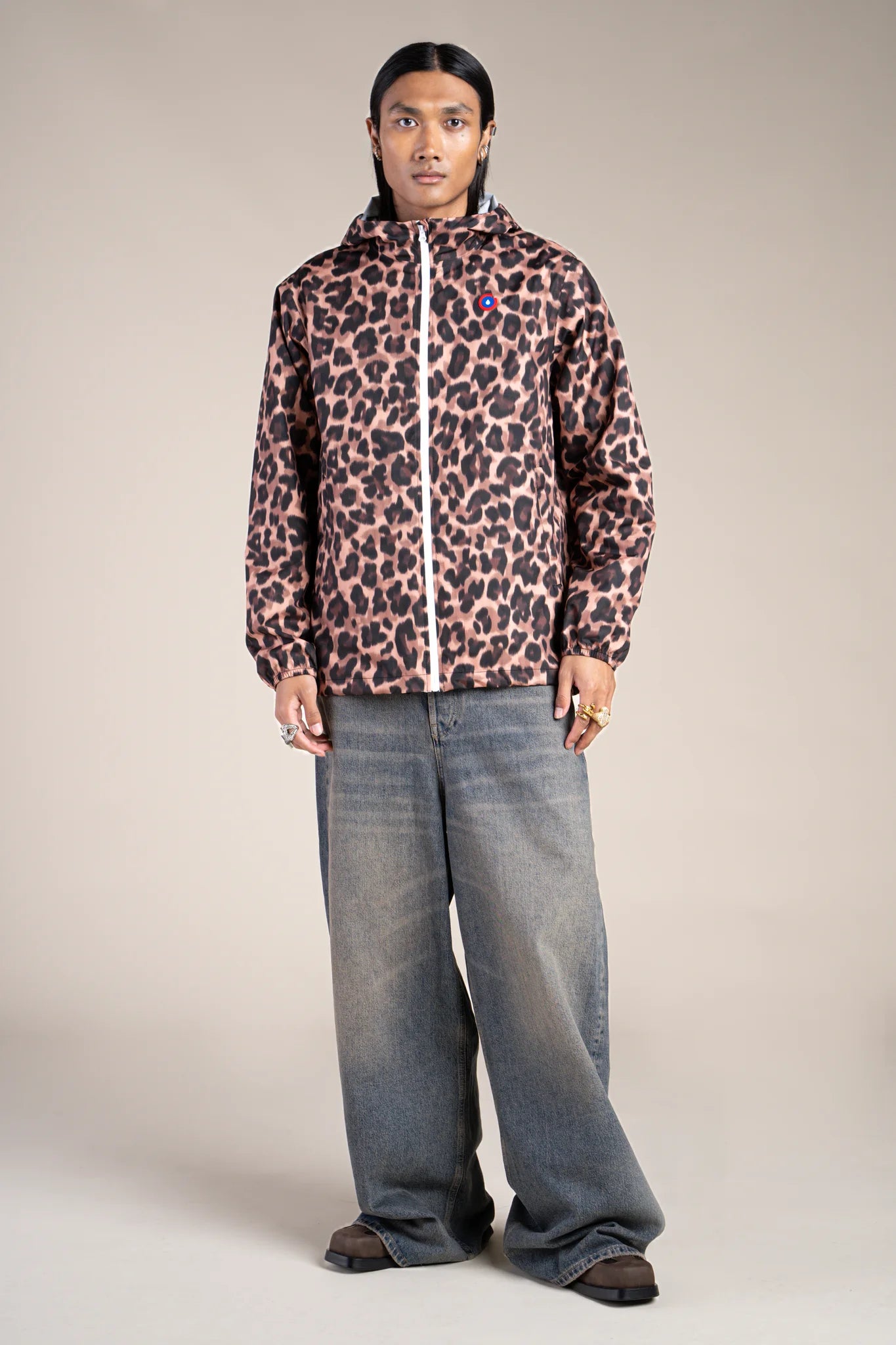 Passy - Imperméable Coupe-vent Court - Flotte #couleur_new-leopard