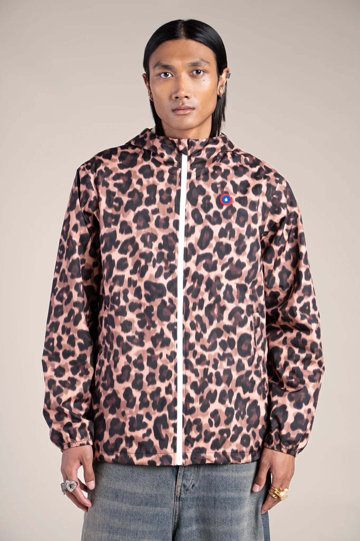 Passy - Imperméable Coupe-vent Court - Flotte #couleur_new-leopard