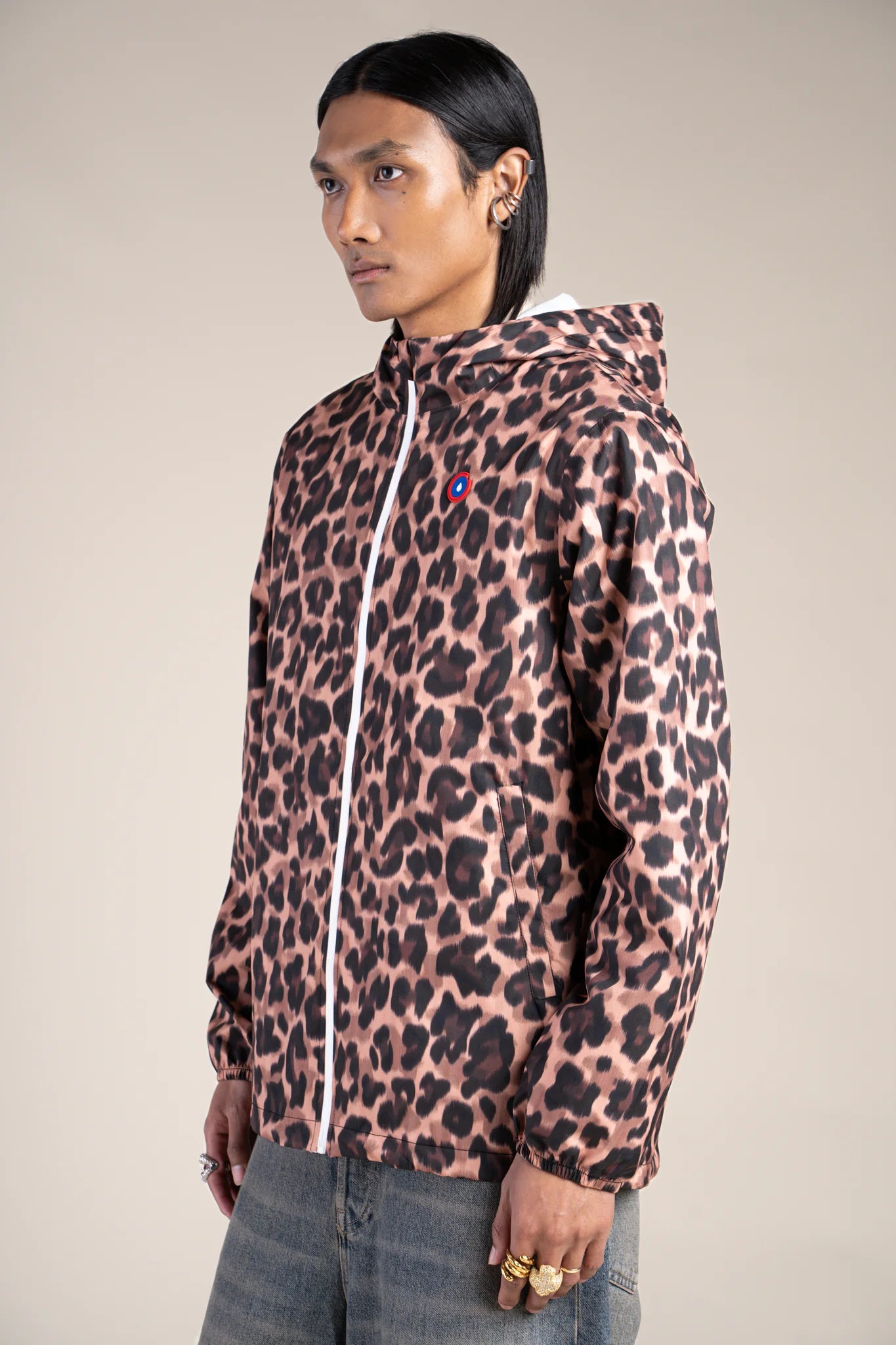 Passy - Imperméable Coupe-vent Court - Flotte #couleur_new-leopard