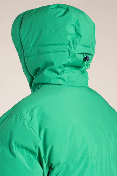 Doudoune mi-longue imperméable - #couleur_cactus