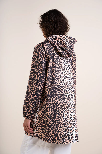 Amelot Imprimé - Imperméable Long - Flotte #couleur_leopard