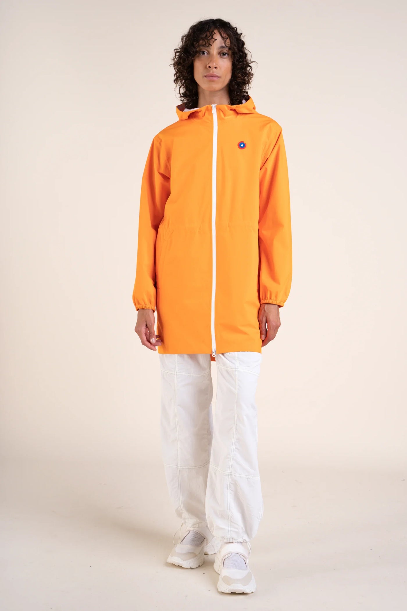 Amelot Couleur - Imperméable long - Flotte #couleur_orange