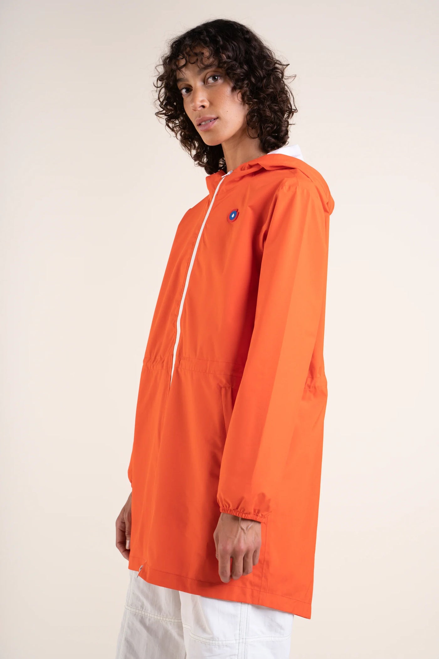 Amelot Couleur - Imperméable long - Flotte #couleur_tomate