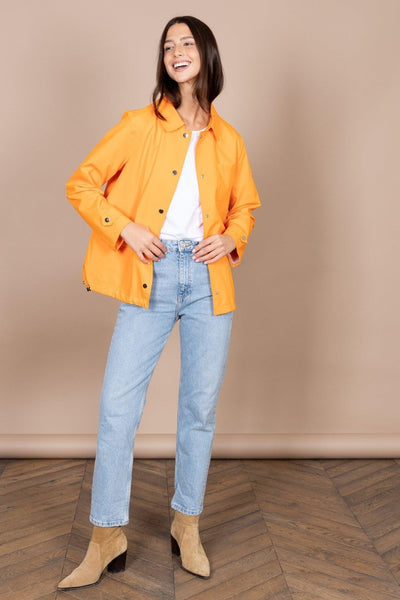 Veste courte imperméable #couleur_orange