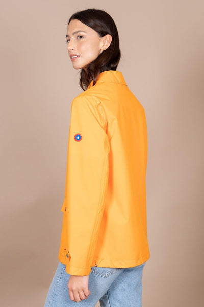 Veste courte imperméable #couleur_orange