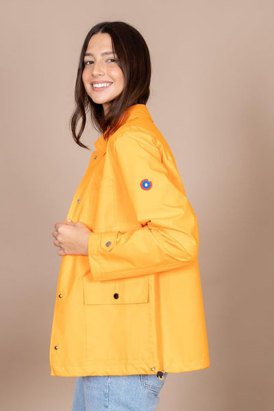 Veste courte imperméable #couleur_orange