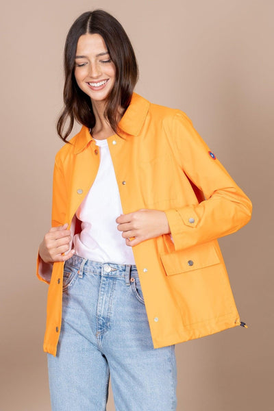 Veste courte imperméable #couleur_orange