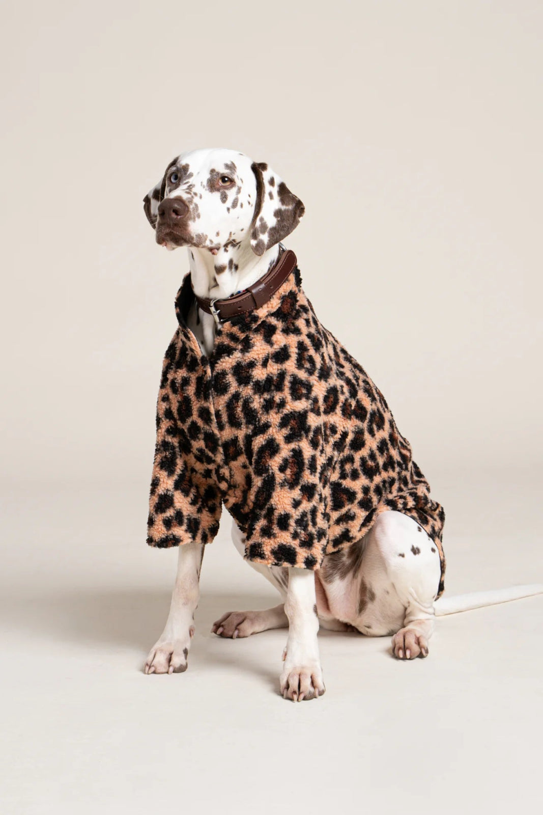 Charlot - Gilet polaire pour chien - Flotte #couleur_new-leopard