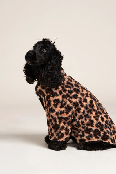 Charlot - Gilet polaire pour chien - Flotte #couleur_new-leopard