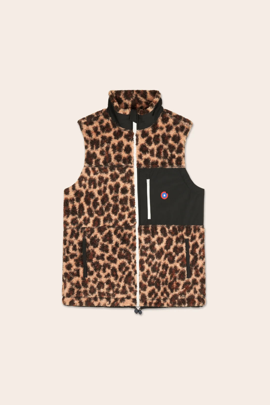 Veste Polaire sans manche couleur Léopard/Ombre #couleur_leopard-ombre