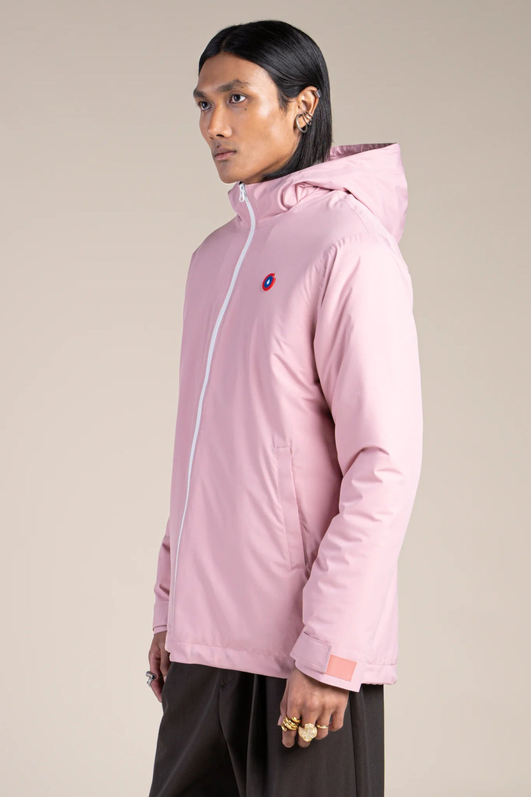 Parka courte imperméable Lazare doublure en polaire #couleur_bonbon