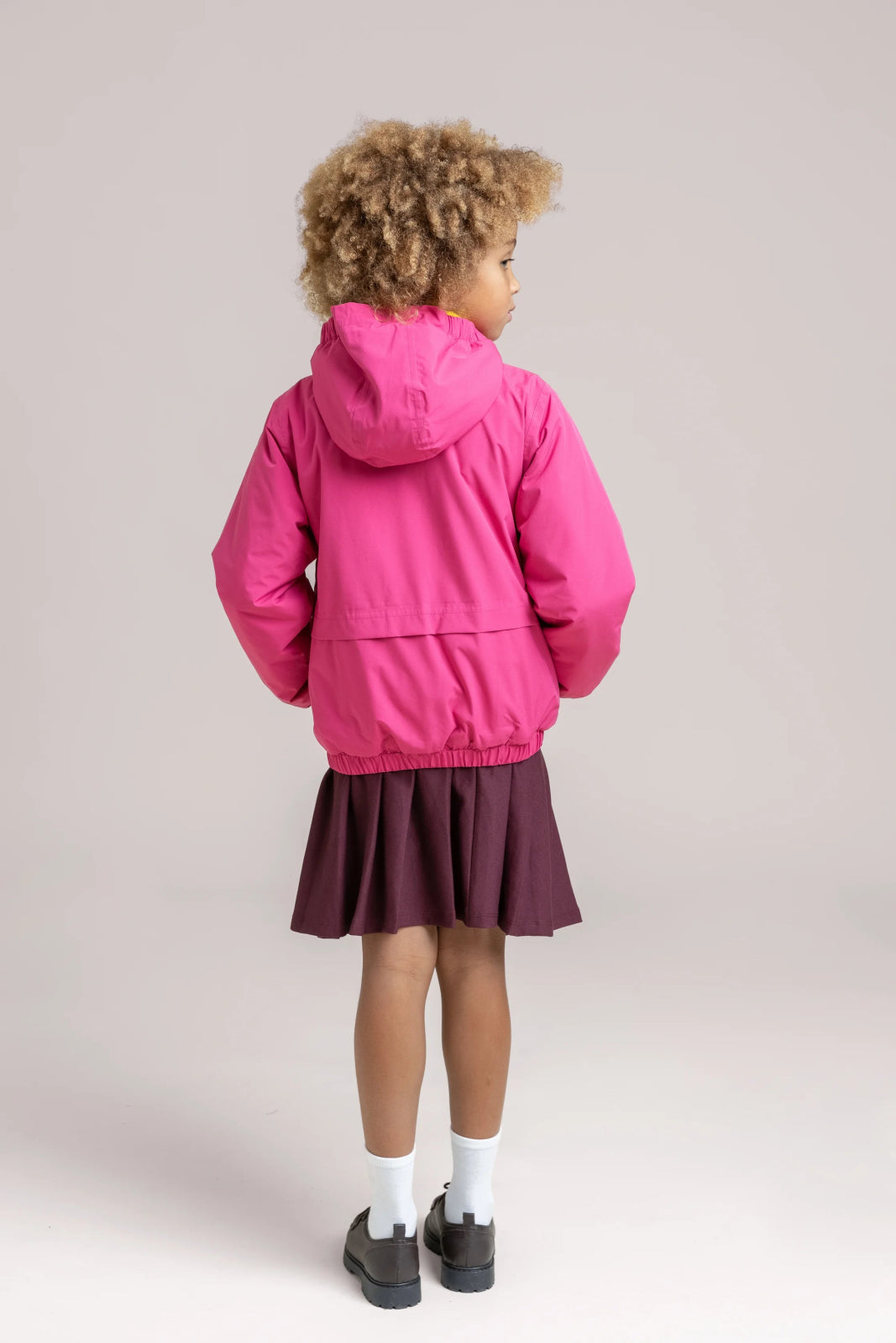 Magenta - Parka courte doublée polaire - Enfant - Flotte #couleur_fuschia