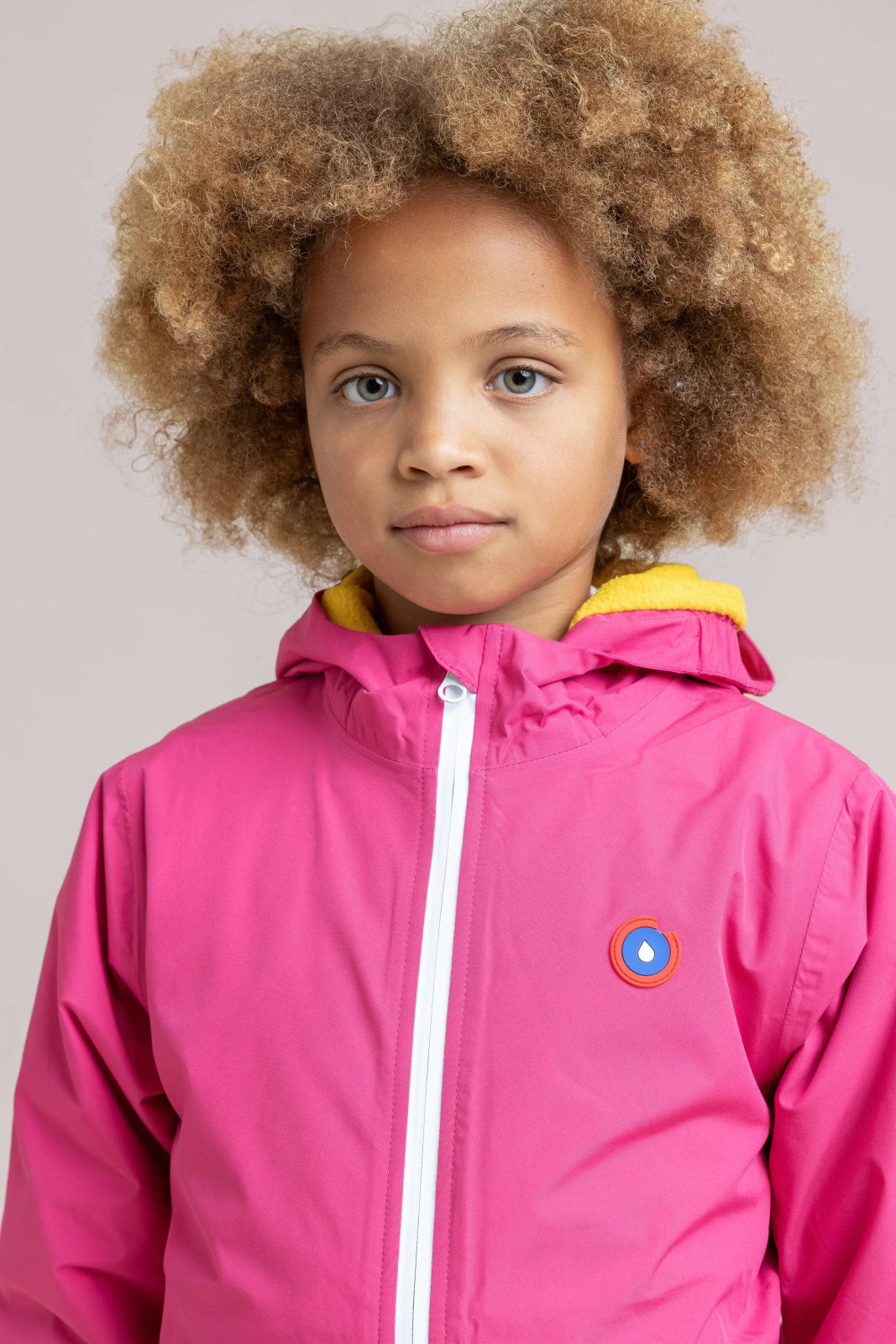 Magenta - Parka courte doublée polaire - Enfant - Flotte #couleur_fuschia