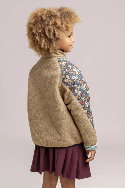 Monceau - Veste Polaire Réversible -Enfant - Flotte #couleur_sahara-bloom