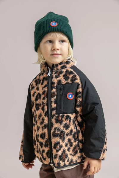 Monceau - Veste Polaire Réversible -Enfant - Flotte #couleur_new-leopard-ombre