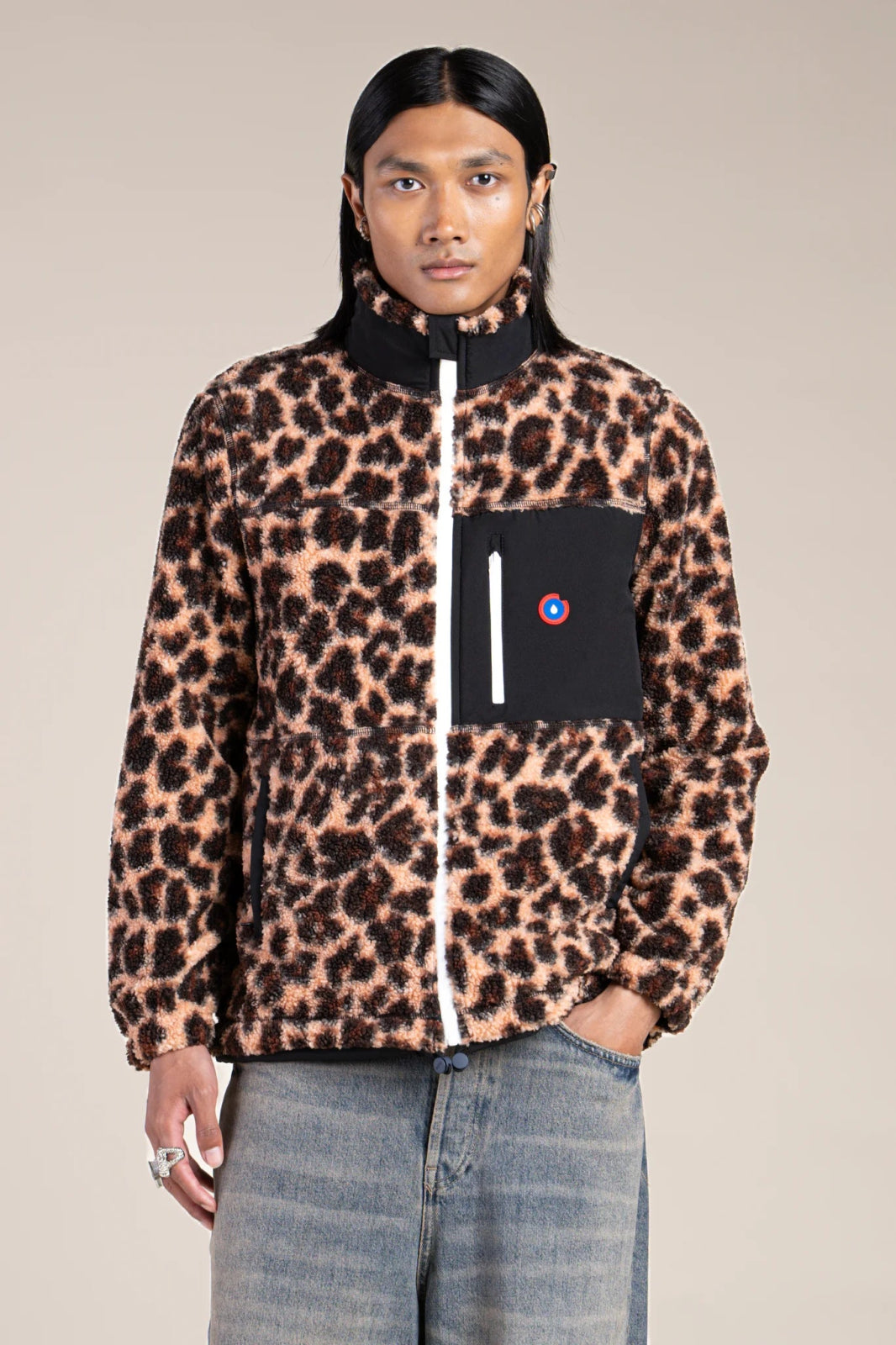 Veste Polaire couleur Léopard/Ombre #couleur_new-leopard-ombre