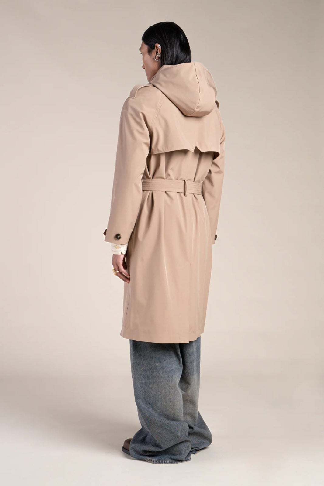 Montaigne - Trench-coat imperméable  - Flotte #couleur_sahara