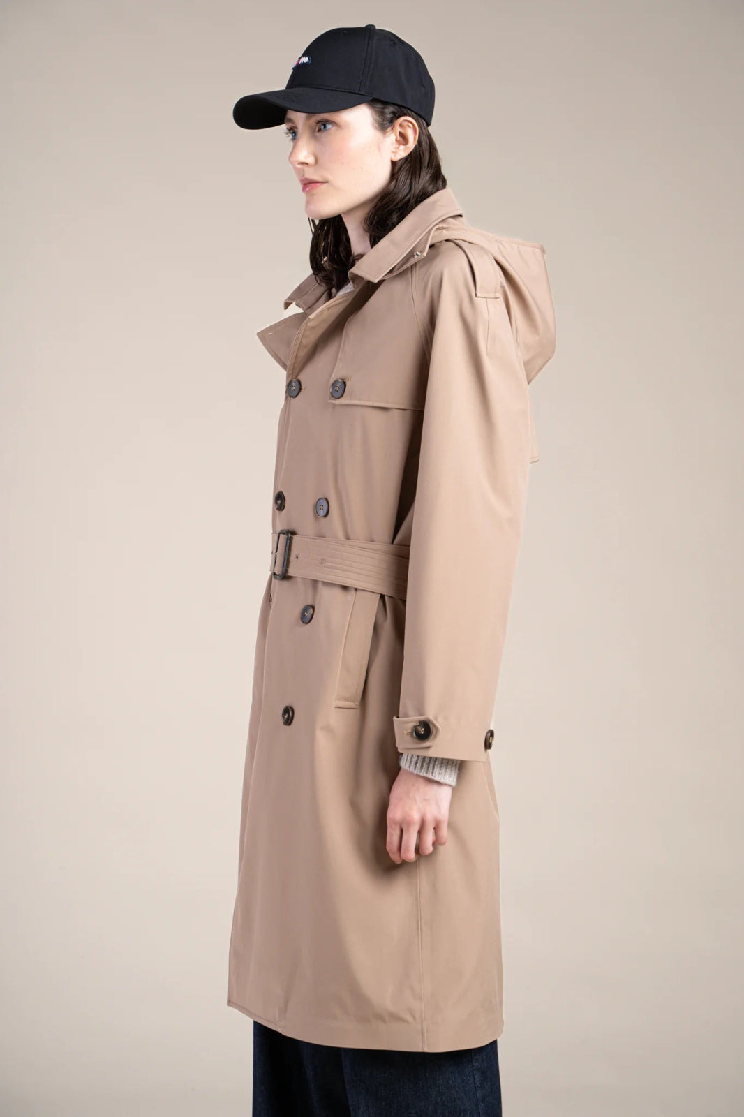 Montaigne - Trench-coat imperméable  - Flotte #couleur_sahara