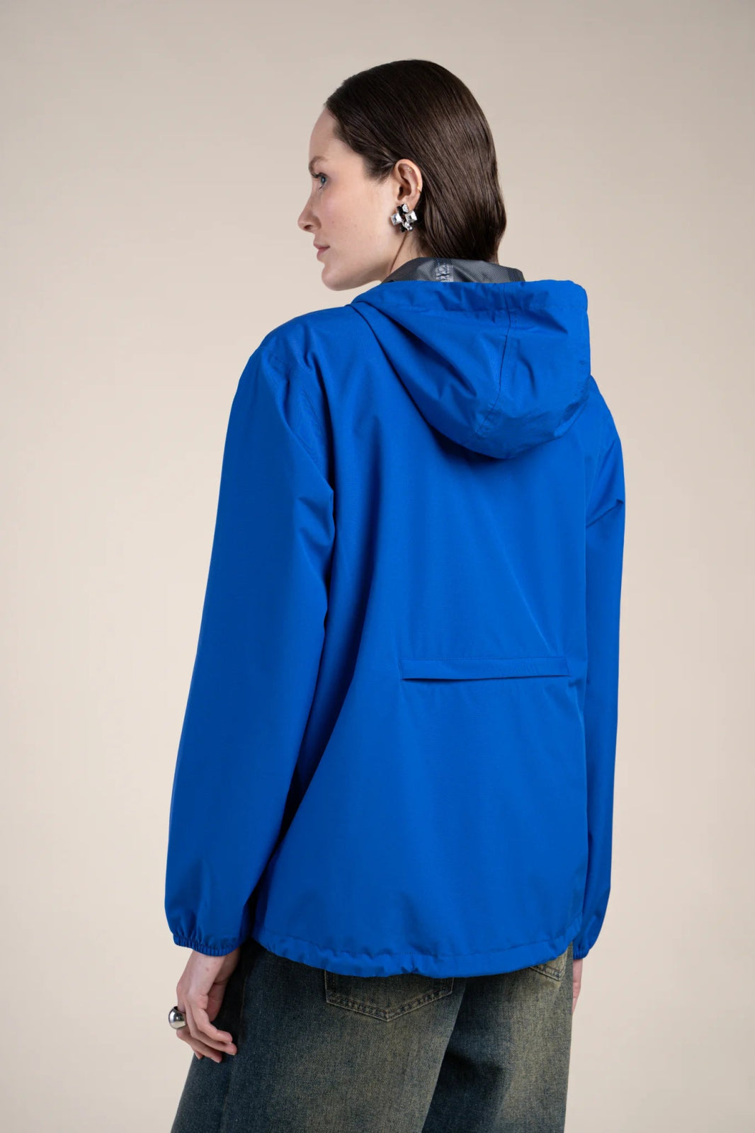 Passy - Imperméable Coupe-vent Court - Flotte #couleur_bleu-roi