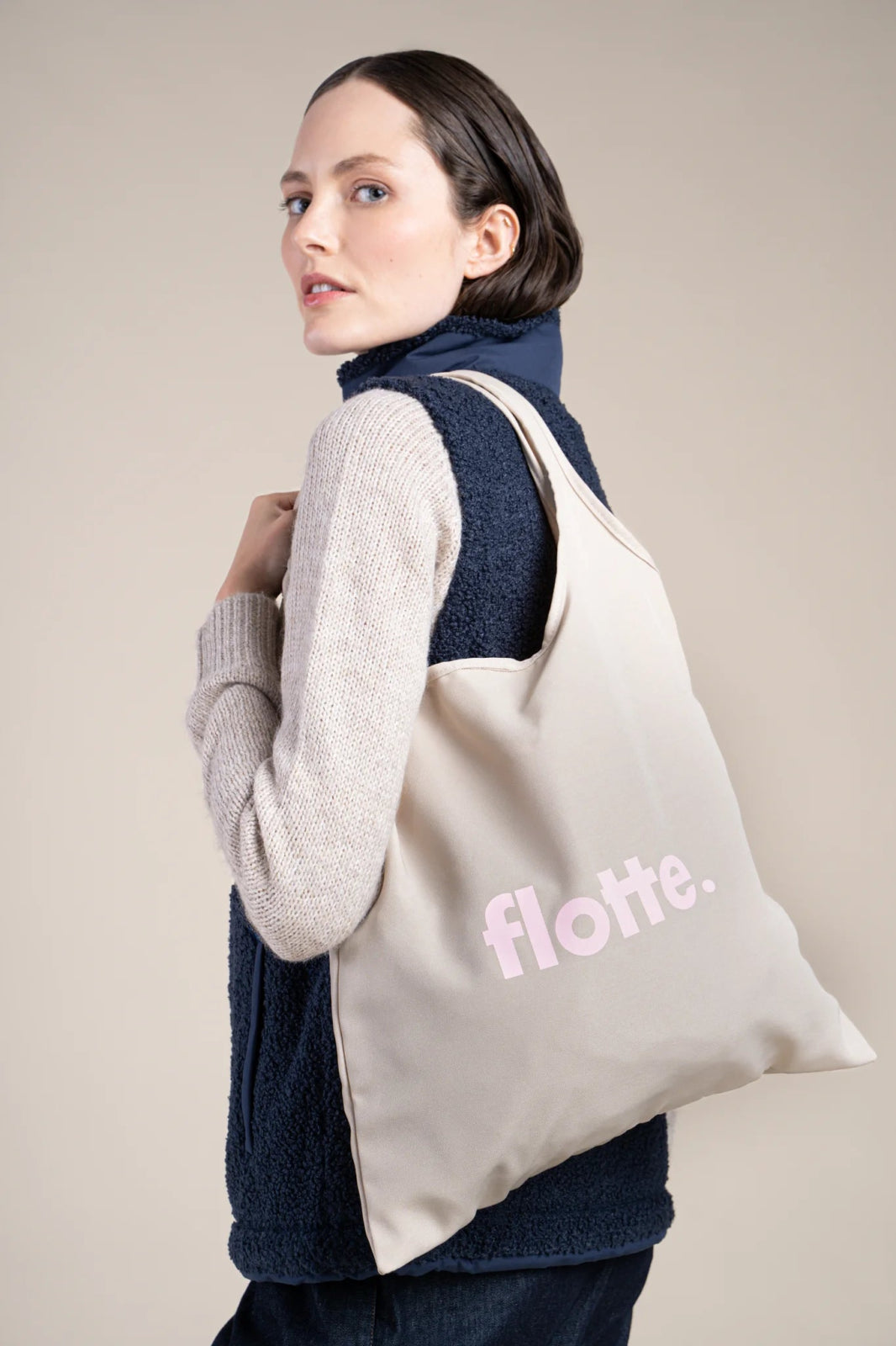 totebag logo flotte en coton recyclé #couleur_bonbon