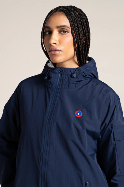 Parka doublée imperméable Turenne #couleur_indigo