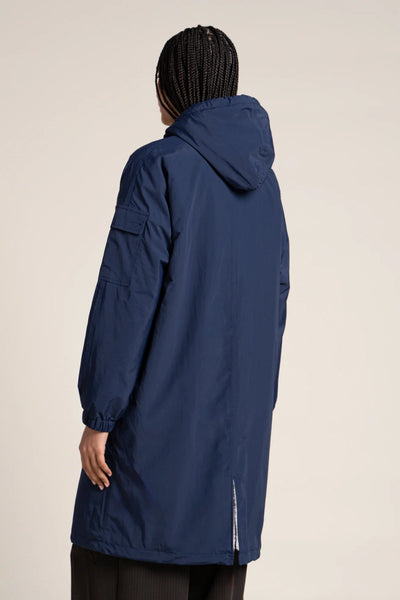 Parka doublée imperméable Turenne #couleur_indigo