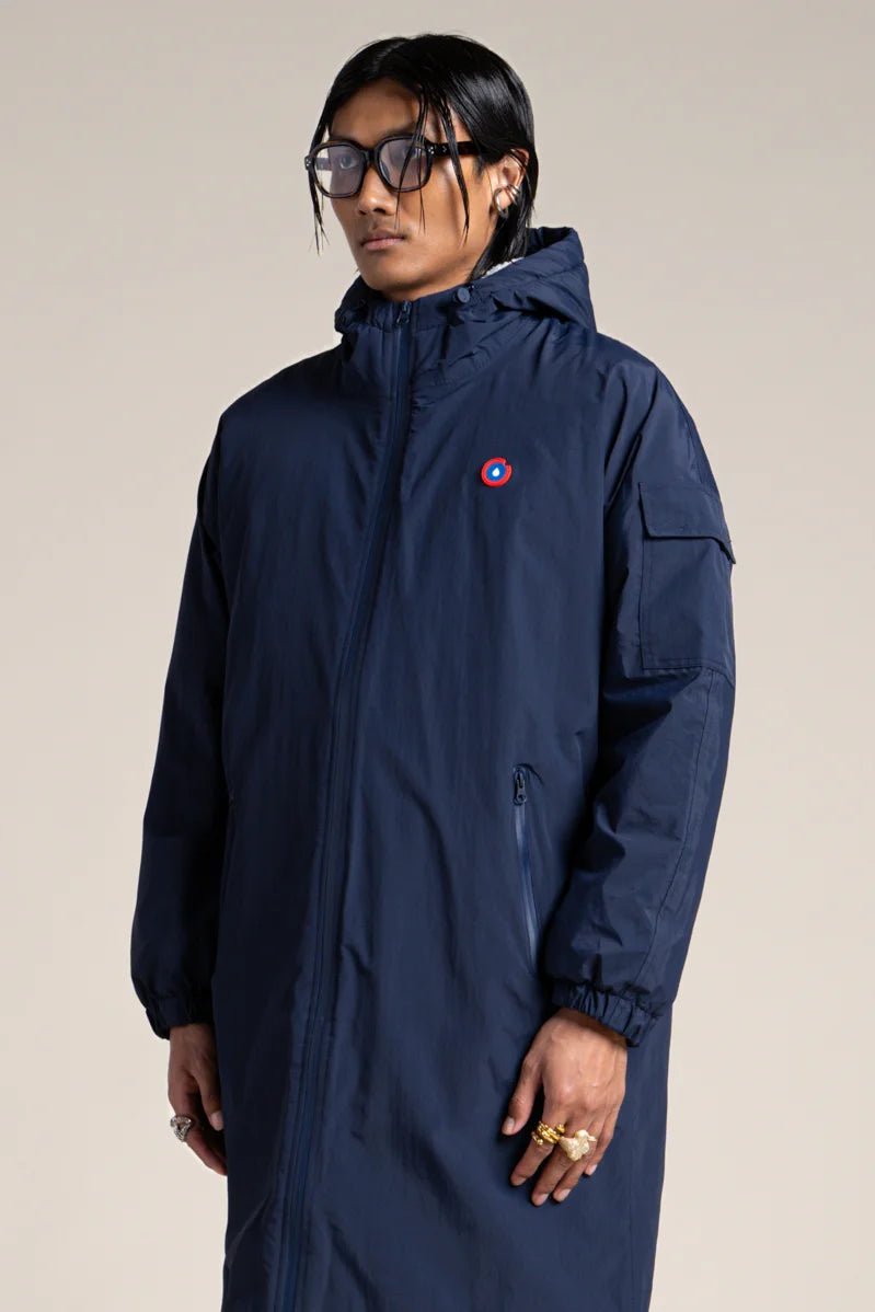 Parka doublée imperméable Turenne #couleur_indigo