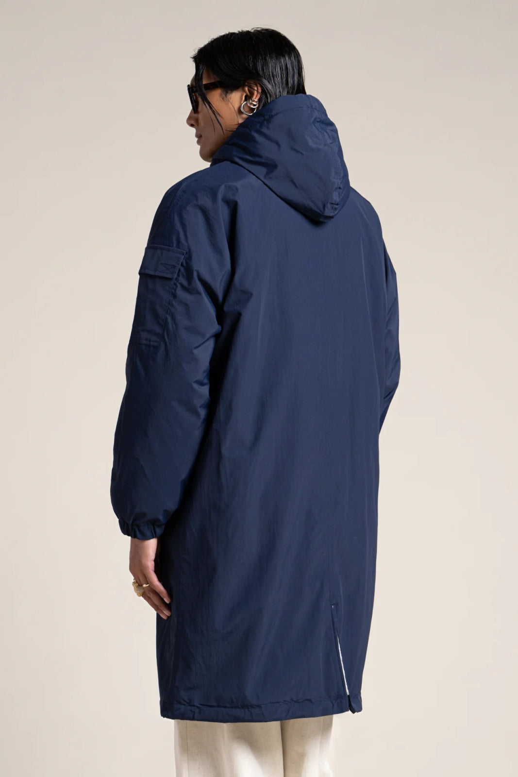 Parka doublée imperméable Turenne #couleur_indigo