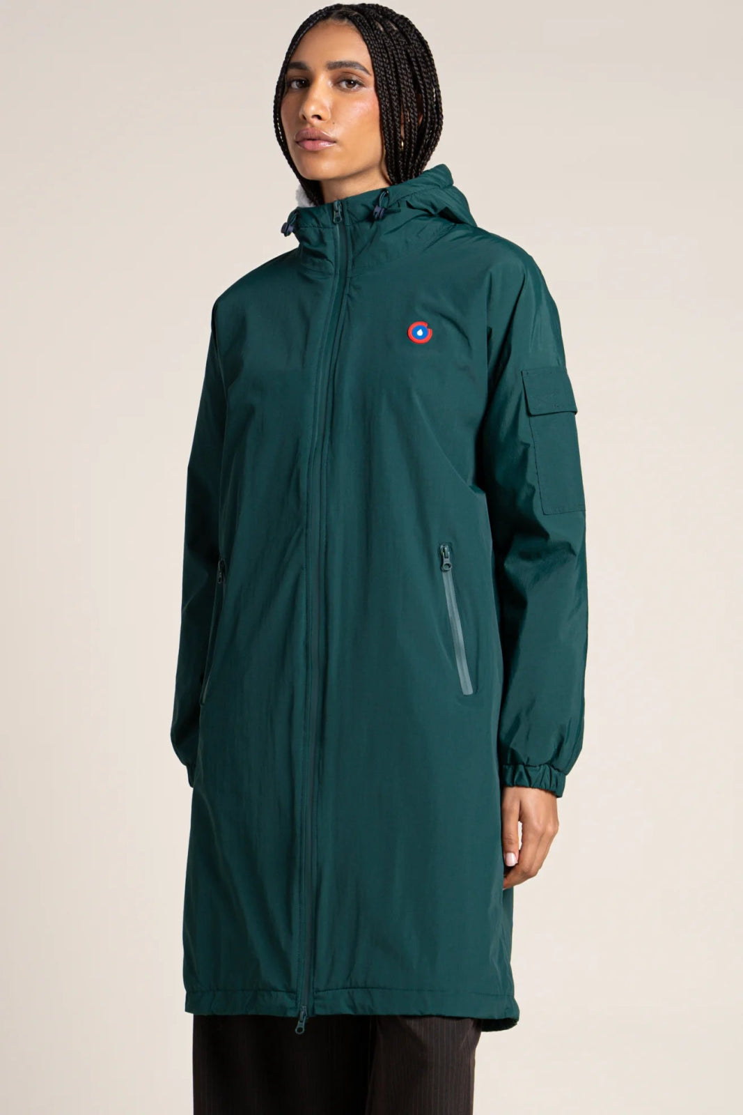 Parka doublée imperméable Turenne #couleur_sapin