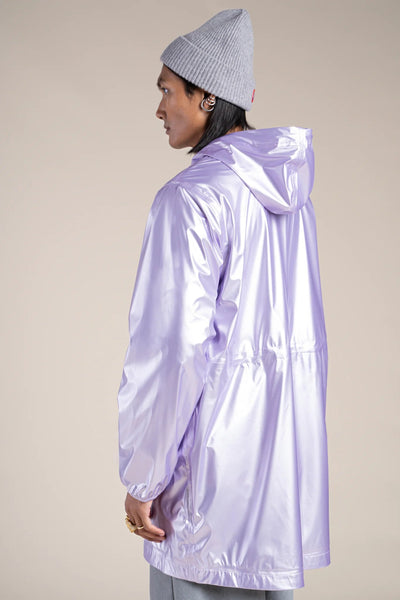 Imperméable métalique  #couleur_lilas