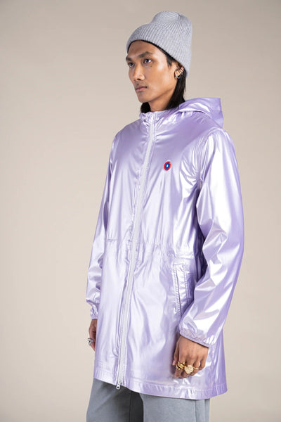 Imperméable métalique  #couleur_lilas