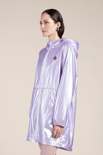 Imperméable métalique  #couleur_lilas