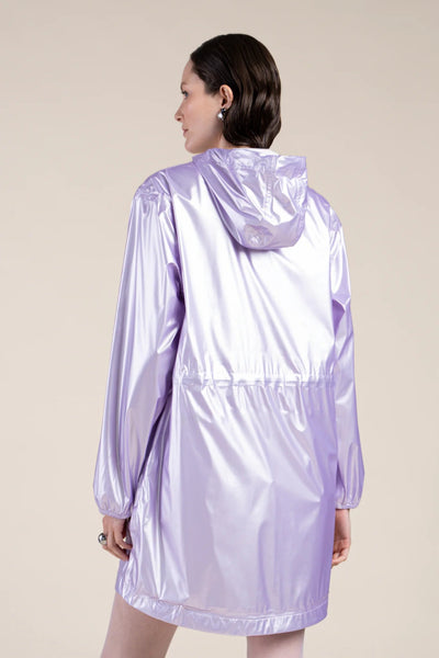 Imperméable métalique  #couleur_lilas