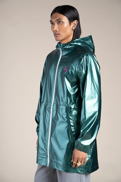 Imperméable métalique  #couleur_sapin